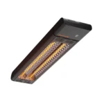 ESM-4043-24 - 43" 240v/208v 4,000W eSchwank Ghost Series Electric Infrared Heater, Black, Single Phase, 16.7 Amps