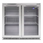 Husky 190L Double Door Alfresco Drinks Chiller MKII With Anti-Condensation Doors In S/Steel (ALFC2840ELB) - Image 3