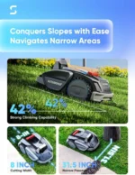 V3 Smart Wireless Lawn Mower - Automatic, App-Controlled, Low Noise, Multi-Zone - Image 7