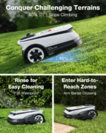 ECOVACS Goat A2000 LiDAR PRO Robotic Lawn Mower for Up to 2000 m² Wire-Free - Image 4
