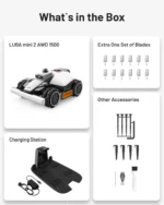 MAMMOTION Robotic Lawn Mower AI Vision Auto Mapping for Smart Lawn Care - Image 2